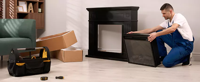 Old Rusted Metal Fireplace Repair And Replacement in Beckley, WV